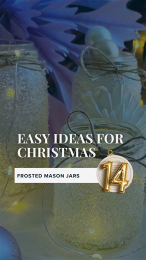 Jolly Festive Christmas Blog by Hannah Bartlett on Instagram: "I can’t be the only one who hoards jam jars?! 🫙✨ Seriously.. I’m starting to wonder if I’ve actually got a problem because I cannot bring myself to throw them away… 😝 I have boxes full in the Gingerbread House 🫣😳 Fortunately I also LOVE a jam jar upcycle and have so many ideas for how to put the humble empty jam jar to use. Today, I’m turning them into frosty centrepieces with Mod Podge and Epsom Salts. Have you ever tried? It’s 