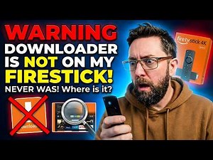 DOWNLOADER not AVAILABLE on your FIRESTICK!