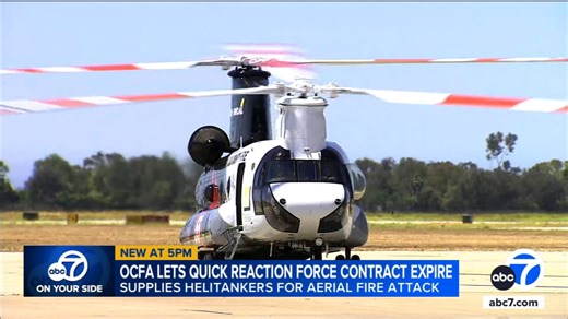 Orange County Fire Authority board allows firefighting helicopter contract to expire