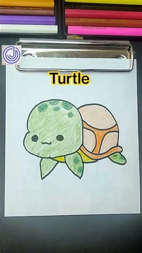 Turtle #drawing #art #paint #drawingtutorial #drawingguide