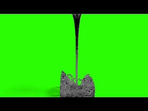FREE HD Green Screen - POURING WATER Water Simulation