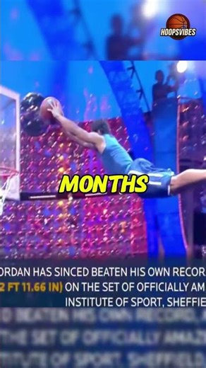 The Longest Dunk in History 😱 | 33 Feet Away! #NBA #shorts