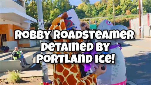 ICE has arrested a man in Portland for singing while wearing a giraffe costume. That's it. That's what is happening in Portland — people peacefully protesting while wearing odd costumes, activity that is in fact protected by the First Amendment and in fact is the very thing engaged in by patriots that led to the inclusion of the 1A in the Constitution in the first place (it involved the homespun movement and the refusal to wear clothing that relied on British trade)... | Tim Burke
