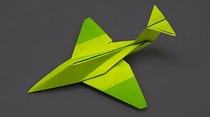 326K views · 1.1K reactions | How to fold origami airplane - Iranian fighter plane using paper - School project ideas with paper #Crafts #OrigamiJet #PaperPlane | DIY And Paper Crafts | Facebook