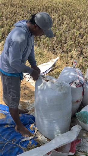 smart technique for sewing stronger sacks so that the rice doesn't spill #shorts