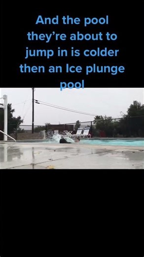 Our crazy kids! #crazy #kids #siblings #water #pool #cold #swim #swimming #challenge #plungepool