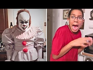 Try putting on a clown mask after they've seen IT! | Funny Pranks and Scare Cam That Make You Day!