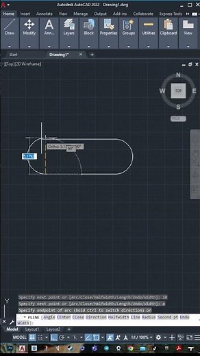 How to use polyline in autocad #architecture #autocad #polyline