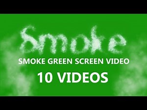 smoke green screen video,cigarette smoke,rocket trail etc