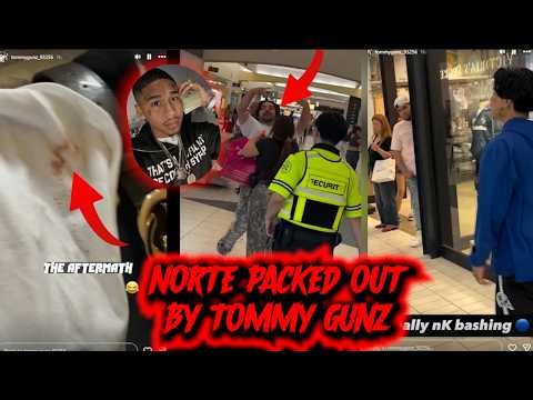 SS 🔵Rapper Tommy Gunz & Entourage Catch NORTE Lacking At Mall 😱