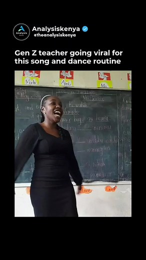 Viral Kenyan Teacher Engages Classroom with Unique Song and Dance