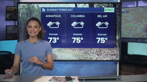 WMAR-2 News Abigail Degler Sunday weather