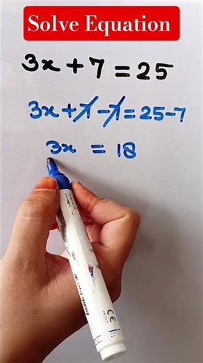 Solve Equation #maths #easylearning #mathstricks #mathematics #algebra #shorts #shortsfeed #viral