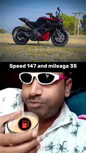 my rs 200 top speed 147 and mileage 35 #viralvideo #automobile #trending #rs200 #bajaj #mileage