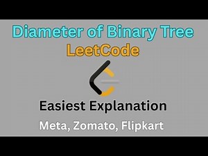 Diameter of Binary Tree|LeetCode|Easiest Solution