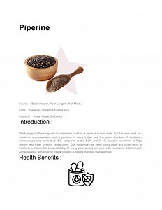 Piperine Black Pepper - SlideServe