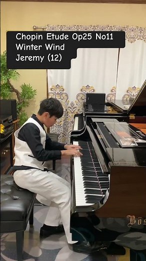 Winter Wind Chopin Etude Op.25 No.11- Jeremy (12) #winterwind #chopin #piano #classicalmusic