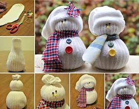 146 reactions · 351 shares | DIY cute sock snowman . Tutorial:...