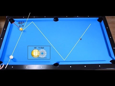 Corner Pocket Cut Shots Drill - Angle Fraction Ball Aiming System - Pool & Billiard training lesson