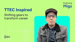 Migs from Pasay unfolds his fulfilling TTEC journey – transitioning from an agent to a valued Global Employee Engage team member. Opportunities, dedication, and a sprinkle of creativity paved his path to achieving this goal. Aligning with a company boasting the right culture truly transforms careers! Our TTEC Inspired series showcases stories of employees whose lives and experiences have thrived within our community. If you want to share your colleague’s personal or professional development stor