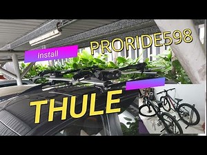 Thule ProRide 598 WingBar Install for MTB