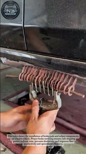 Truck Brake Pad Replacement & Caliper Service | Heavy Vehicle Maintenance#mechanic #shorts
