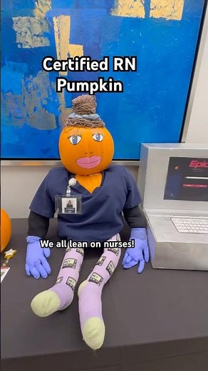 Certified RN Pumpkin | Lean On Me #certifiedRN #leanonme