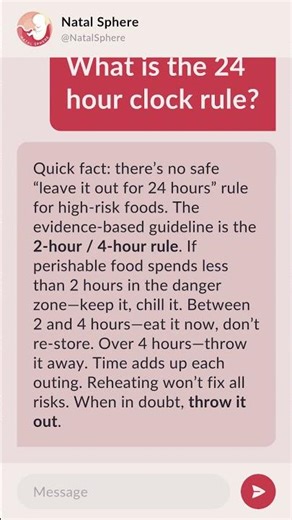 What is the 24 hour clock rule?