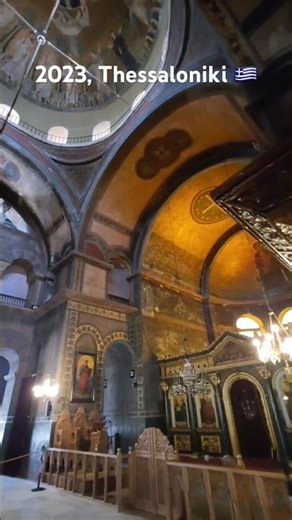 The Hagia Sophia with its current structure dating from the 7th century #ayasophia #thessaloniki