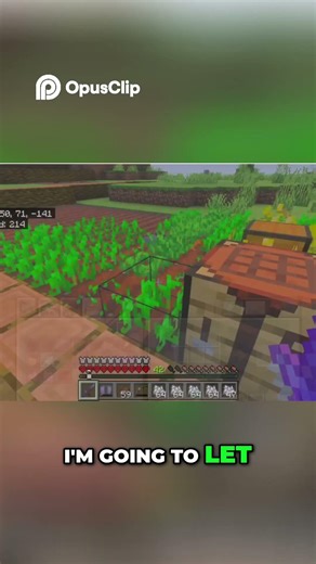 Ultra Fast Farming 😱📈| #minecraft #survival #gaming #pcgaming #shorts #minecraftshorts #short