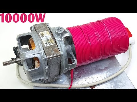 New...Free electricity 250v AC 10000W energy generator magnetic copper wire at home