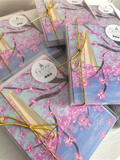 Washington, DC Cherry Blossom Notecards - Etsy