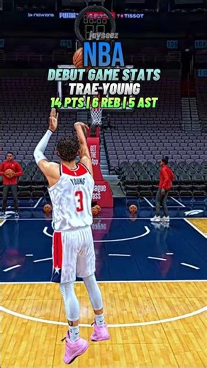 NBA Players Debut Game Stats #nba2k26 #nba #basketball #shorts #lebronjames #stephencurry #jordan