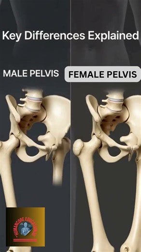 Male vs Female Pelvis Anatomy Explained 3D Medical Animation