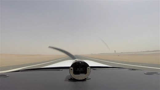 Solo Around-the-World Pilot Takes Off From Aswan, Egypt