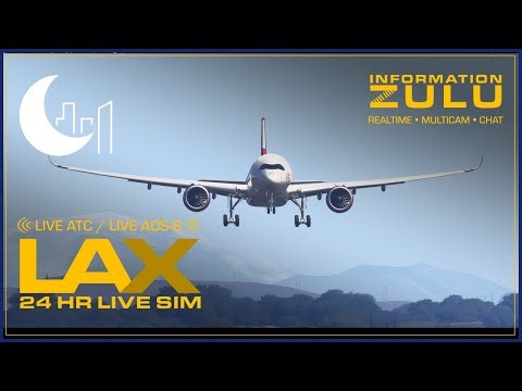 ✈️ LAX LIVE SIM | Evening Rush Hour 3p–11p | ADS-B + Real ATC | KLAX LAX | APR 10 2026