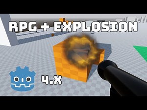 Godot 4.3 Rocket Launcher & Explosion Effect Tutorial | Rocket Jump Mechanics - FPS Series #17