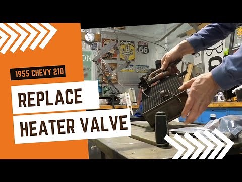 Heater Core Control Valve, 1955 Chevy 210
