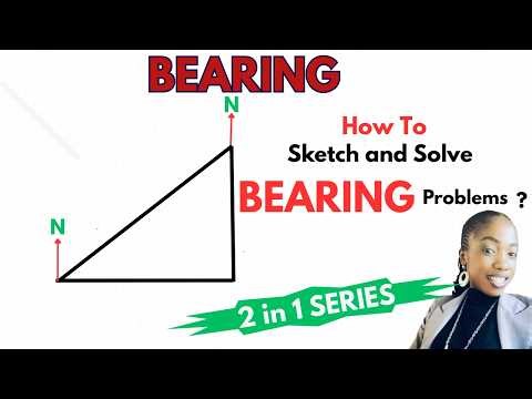 Bearings | How to Solve Word Problem| Lesson 5 #trigonometry #geometry