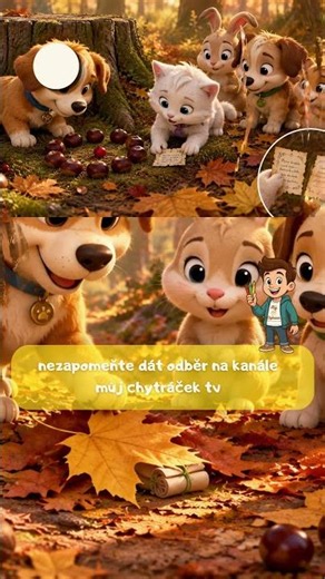 🌿 Přináším vám trochu podzimu do letních veder... 🍂 | Baxík a jeho kamarádi I Pohádka na přání