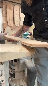 Satisfying top edge routing skateboard decks for life skateboards #satisfying #woodworking #skate