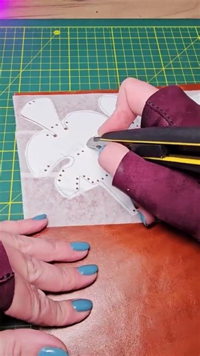 From Raw Leather to Something Special ✂️ | Leathercraft Process #asmr #diy #tutorial