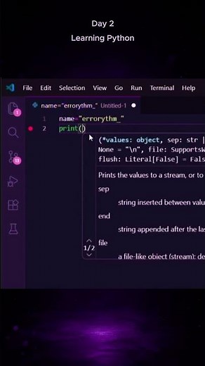 Stop Printing Python Wrong #python #coding #mistake