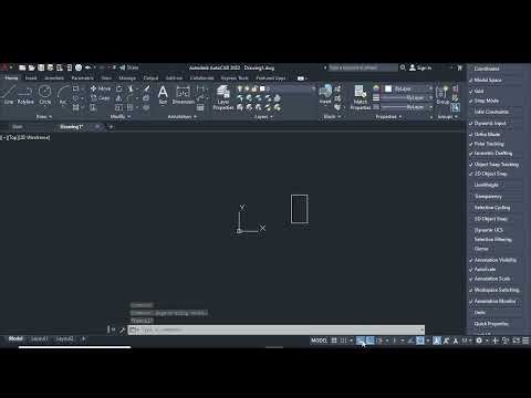 AutoCAD Dynamic Input Settings | Move to 0,0 Coordinate ORIGIN