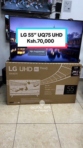 LG 55” UQ75 Smart TV with WeboS Operating System - Digital City Electronics