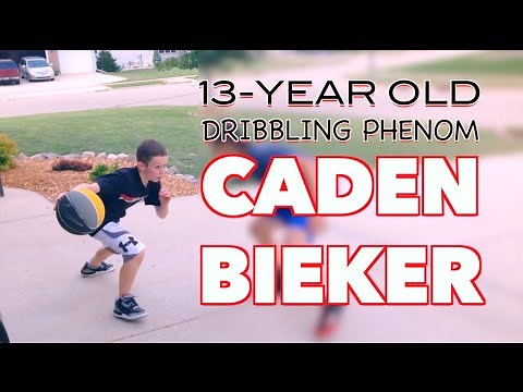13-Year Old Dribbling Phenom Caden Bieker | Basketball Skills