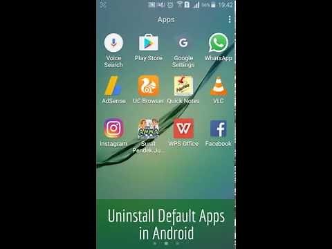 How to Uninstall Default Apps in Android