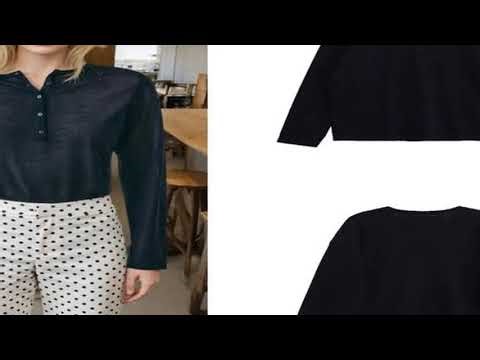 European Style Transparent Knitted Top Simple Flat Needle Base Casual Fashion Women's Autumn New Arr