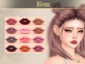 Kikuruacchi's Sims 4 Female Lipstick