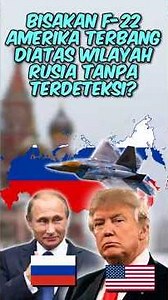 Bisakan F-22 Amerika menembus pertahanan udara Rusia tanpa terdeteksi❓ #shorts #f-22 #rusia #amerika